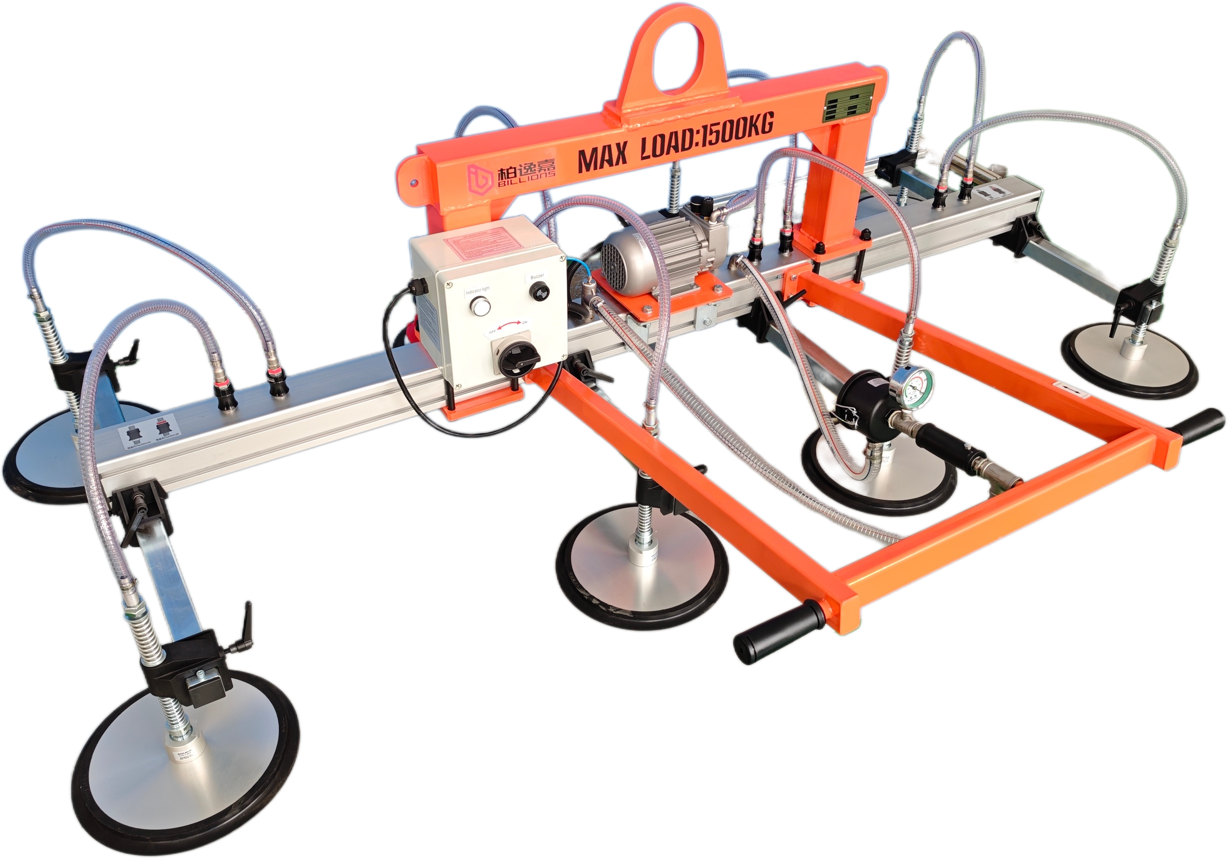 BILLIONS Sheet Metal Vacuum Lifter Front View