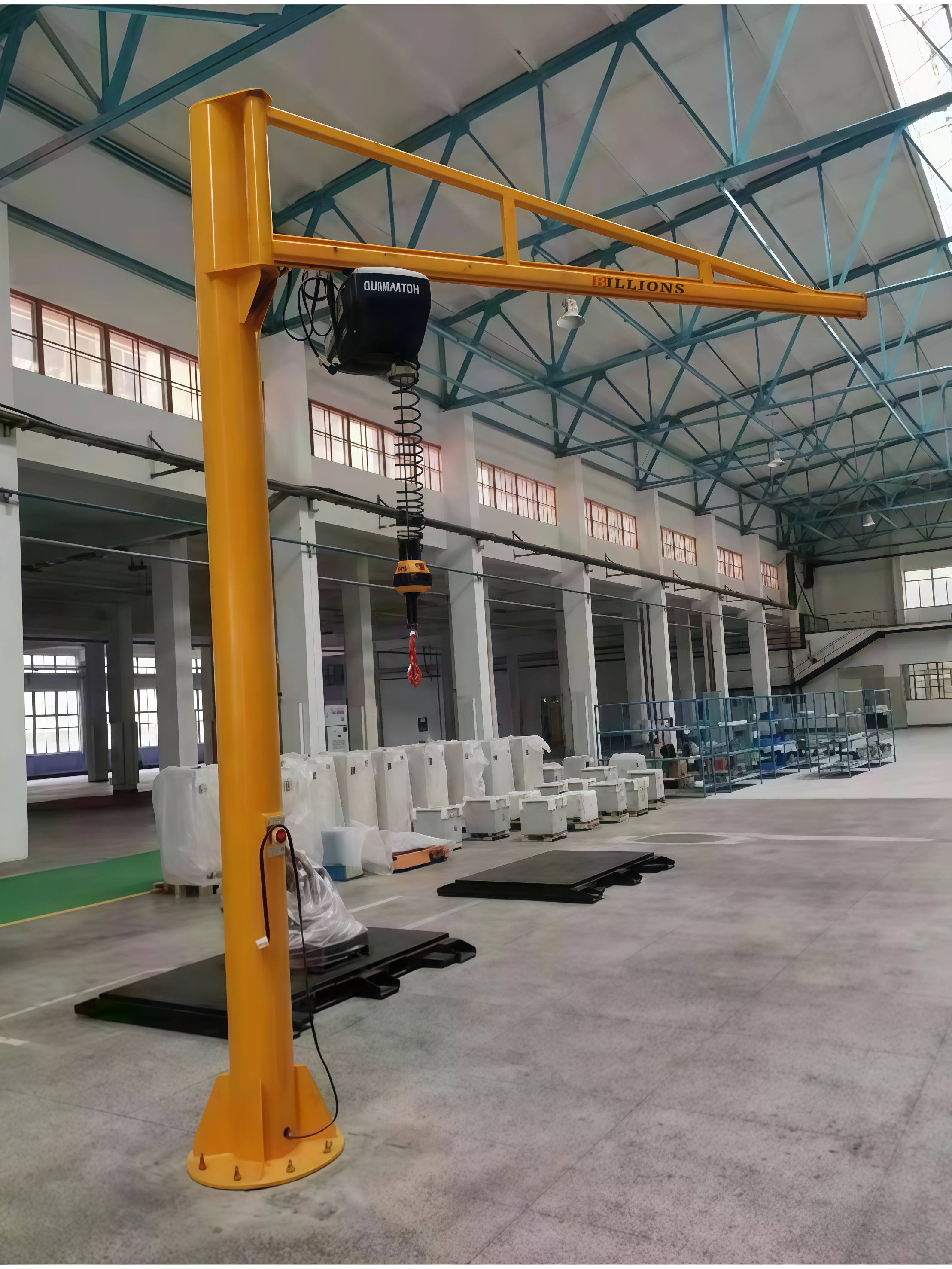 Manual Swing Arm Column Jib Cranes