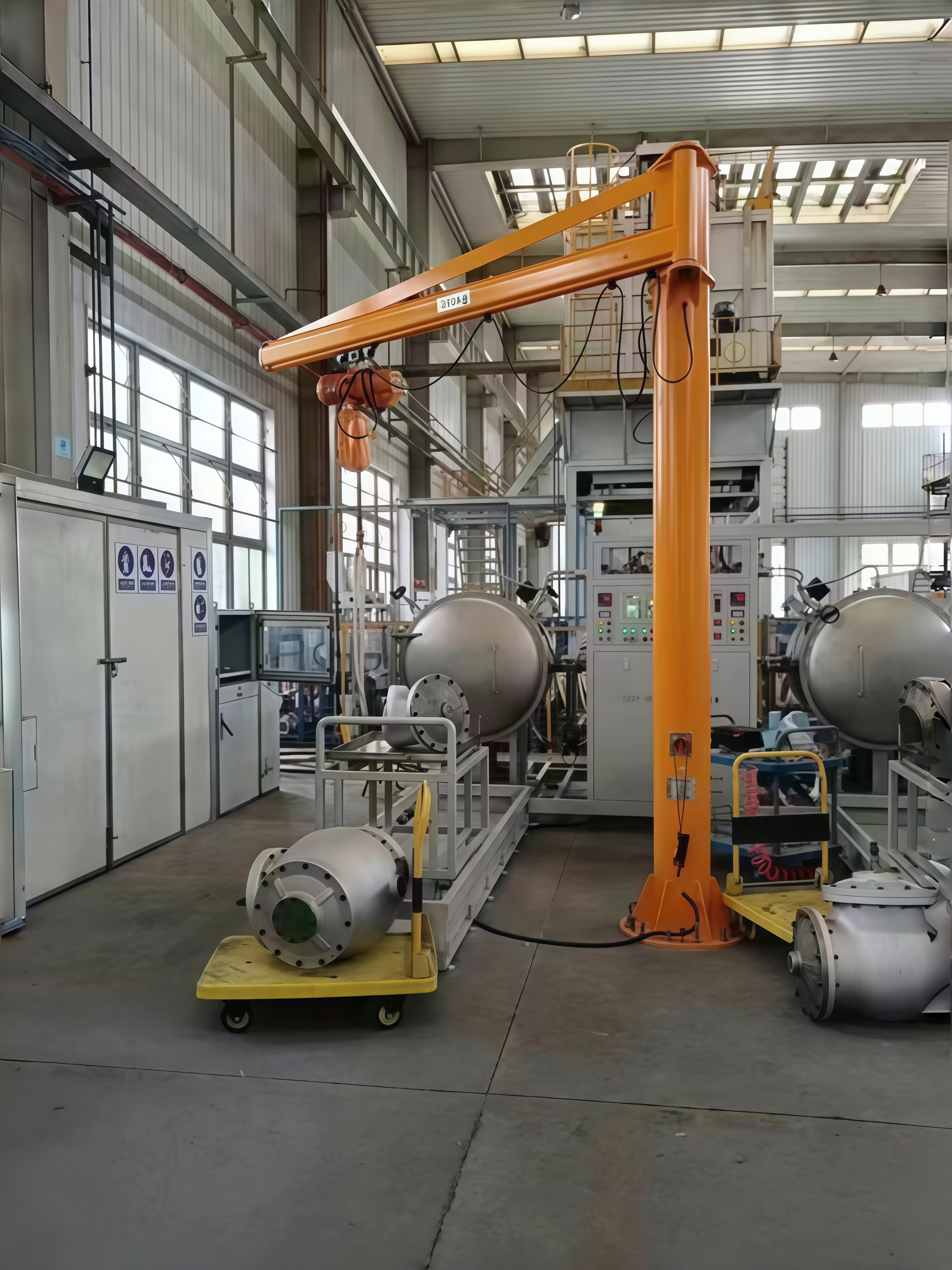 Manual Swing Arm Column Jib Cranes