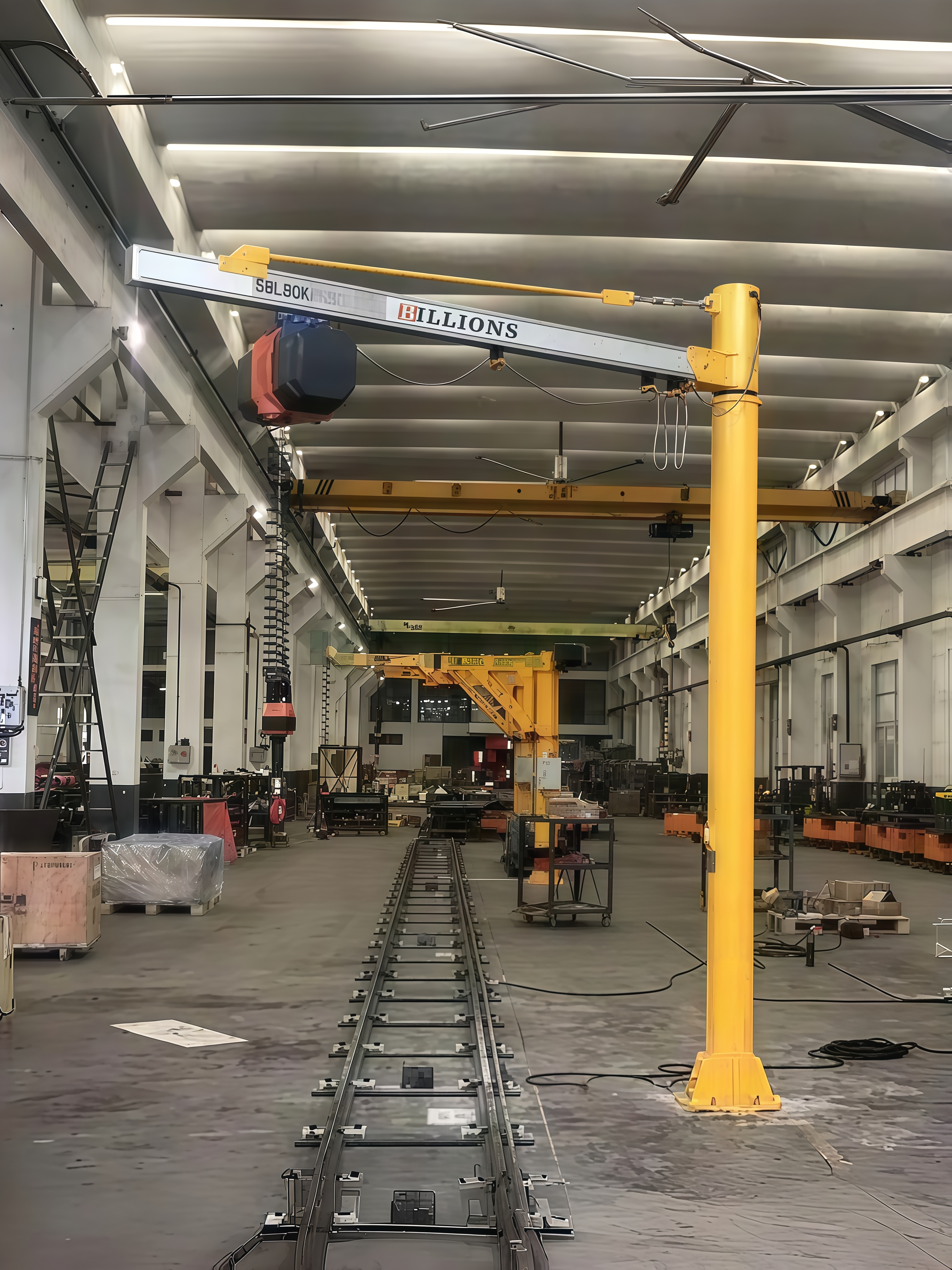 Aluminum Alloy Swing Arm Column Jib Cranes