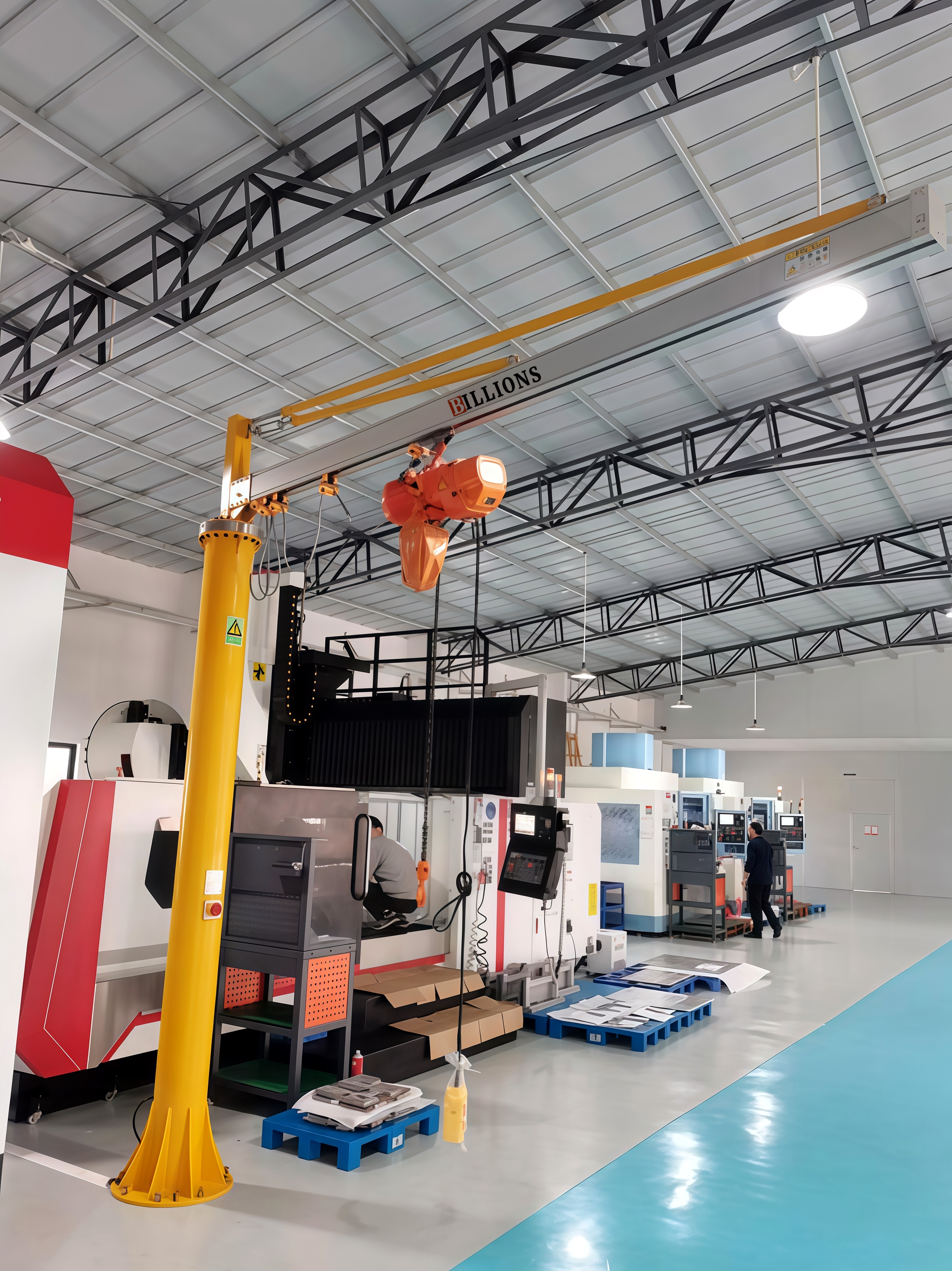 Aluminum Alloy Swing Arm Column Jib Cranes