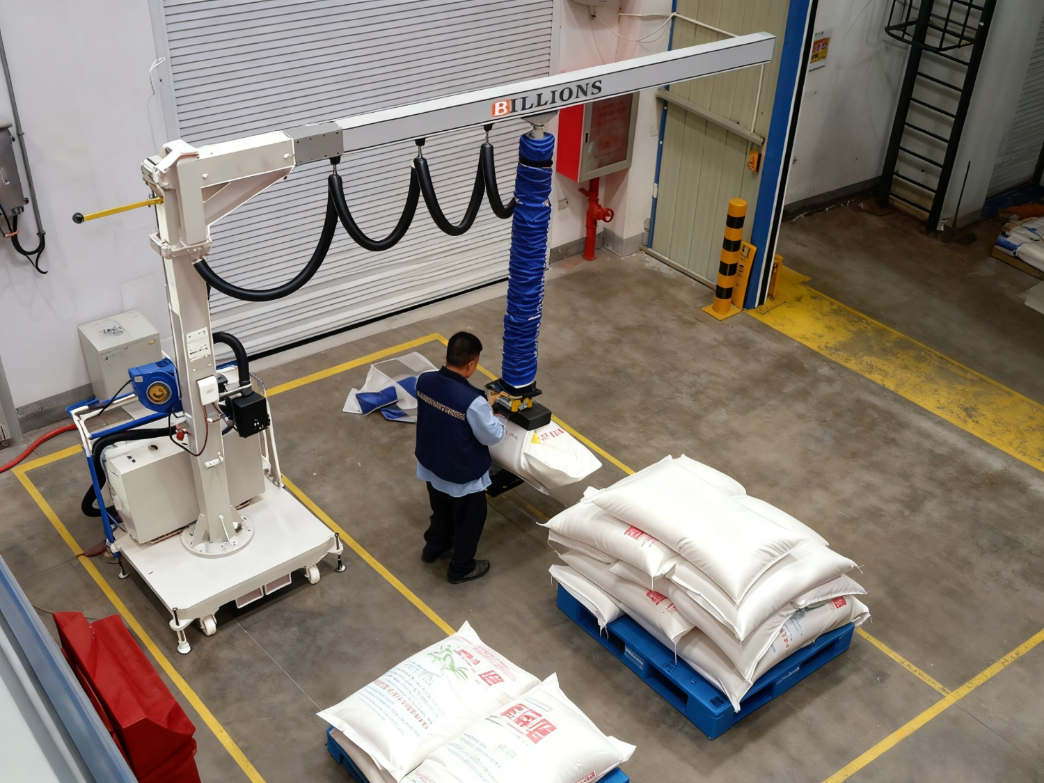 Inbound staging area